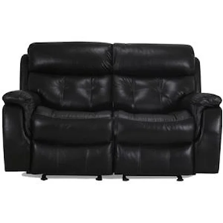 Reclining Loveseat with Pillow Arms